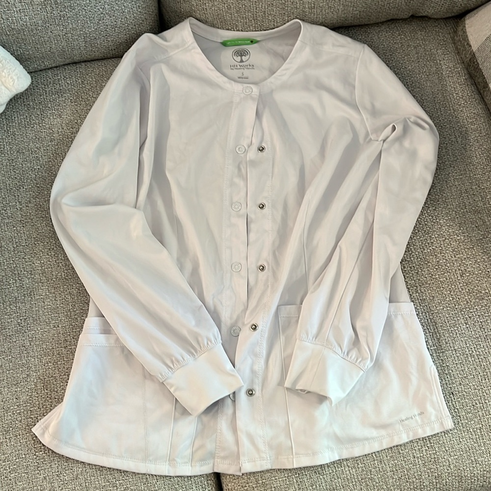 Healing Hands HH works scrub jacket